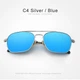 Мужские поляризационные солнцезащитные очки KINGSEVEN 7117 Silver Blue - изображение 2
