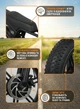 Електровелосипед OUXI V8 MAX фетбайк Чорний 73892 - зображення 4