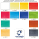 Набір акварельних фарб VAN GOGH Pocket box 12 кювет+пензлик Royal Talens - изображение 2