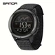Спортивные часы SANDA Men's Multi-Function (черный , 5 ATM водостойкость) - туризм, спорт, фитнес - изображение 1