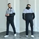 Легкий спортивный костюм мужской без утепления с толстовкой на молнии и штанами двунитка 56-58 графит (темно-серый) + светло-серый - изображение 6