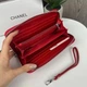 Женский кожаный кошелек стиль Шанель, качественный клатч в коробке Chanel Store Красный - изображение 4