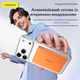 Магнітний повербанк 5000 mAh powerbank MagSafe для Apple iPhone 12 13 14 15 16 17 тонкий бездротовий портативний Foneng PX155 5000mAh MagSafe 20W магсейф магнітна бездротова зарядка універсальний павербанк максейв Orange - зображення 7