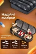 Пластикова таблетниця для ліків, органайзер для таблеток на 7 днів, дозатор таблеток, зручний дорожній бокс для зберігання ліків Чорний - изображение 5