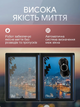 Робот для миття скла та вікон з пультом, склоочисник для плитки і дзеркал, 80W, акумулятор, чорний - изображение 8