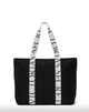 Сумка Black Tote Bag Logo Accent White чорна - изображение 1