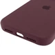 Чохол Silicone Premium case з захистом камери для iPhone 17 Pro Full Camera Protective bordo 2118 - зображення 4