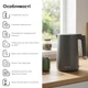 Електрочайник RZTK Kettle Gray - зображення 2