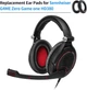 Амбушури для Sennheiser HD 380, HD 380 PRO, Game Zero, Game One з еко-шкіри (гладкі) - зображення 5