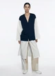 Туніка Zara білий-синій у смужку QJUHG807 S - зображення 1