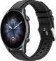 Кожаный ремешок Tamyx для Amazfit GTR 3 Pro Black (31625-2B) - изображение 1