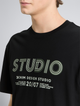 Футболка Tom Tailor Relaxed fit T-shirt with print XXL Чорний 1050315-29999 - изображение 3