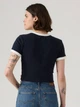 Футболка хлопковая короткая женская Levi's 20749444 S Синяя (1159857528) - изображение 2
