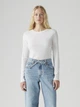 Лонгслив длинный женский Levi's 284063095 S Белый (1159857467) - изображение 1
