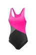 Купальник слитный с мягкой чашкой Aqua Speed 46(L) Розовый-чёрный (140722) - изображение 1