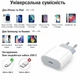 Комплект быстрой зарядки 20W для Apple iPhone 8 X 11 12 13 14 Plus Pro Max Сетевое зарядное устройство адаптер блок Type-C 20W USB-C Power Adapter Кабель зарядки 1М Type-C to Lightning - изображение 4