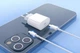 Комплект быстрой зарядки 20W для Apple iPhone 8 X 11 12 13 14 Plus Pro Max Сетевое зарядное устройство адаптер блок Type-C 20W USB-C Power Adapter Кабель зарядки 1М Type-C to Lightning - изображение 6