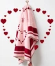 Плед Victoria's Secret Cozy Plush Sherpa Fleece Blanked Hearts Pink V-Day 152 см*127 см (27217859) - зображення 3