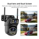 Камера видеонаблюдения уличная поворотная trucom 8mp для дома с wi-fi и записью на карту памяти с ночным видением и датчиком движения - изображение 7