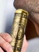 Бездротова Дорожня Компактна Чоловіча Міні Електробритва Акумуляторна Бритва для сухого гоління портативна кишенькова на акумуляторі Gold - зображення 3