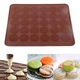 Силиконовый коврик для макаронс и выпечки 30 ячеек, 29×25,5 см, антипригарный XJ4686 - изображение 4