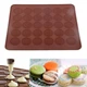Силиконовый коврик для макаронс и выпечки 30 ячеек, 29×25,5 см, антипригарный XJ4686 - изображение 5