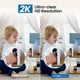 Беспроводные камеры Cinnado D1 2K 360° 2 шт WiFi-камеры для домашней безопасности, видеоняня - изображение 3