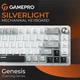 Клавіатура дротова GamePro Genesis Silverlight MK116 USB Grey - зображення 5