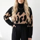 Свитер оверсайз 1035м103 черный one size - изображение 2