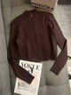 Кофта 1094м103 шоколад one size - зображення 5