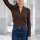 Кофта 1094м103 шоколад one size - зображення 12