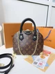 Сумка жіноча Louis Vuitton Alma Trunk BB коричнева монограм (014) - зображення 2