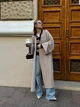 Кардиган з альпаки 021р850 світлий беж one size - зображення 2