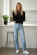 Кофта 1094м103 черный one size - изображение 12
