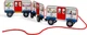 Іграшка-каталка Bigjigs Toys Лондонський автобус 3000038 (691621850473) - зображення 3