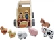 Zabawka Playwood drewniany sorter-samochód ze zwierzętami 10 elementów 2490413 (4894060608957) - obraz 3