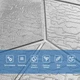 Самоклеящаяся панель для стен и потолка 3D Серая скала рельефная 700х690х5мм - изображение 4