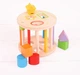 Іграшка Bigjigs Toys дерев'яний сортер форм 2в1 6 елементів 2999458 (691621530962) - зображення 3