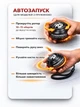Эспандер кистевой гироскопический гиробол павербол Powerball Gyroball тренажер для кисти запястья предплечья сила хвата антистресс реабилитации после травм координации выносливости вращающийся шар нескользящий корпус спортивный черный - изображение 8