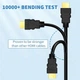 Универсальный HDMI-кабель Standard соединение для ТВ компьютеров и приставок поддержка 4K диам. 6.3 мм - изображение 6