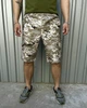 Шорти чоловічі тактичні Intruder Camo/Камо з 4 кишенями з міцної тканини та з поясом на резинці та шнурку піксель/2XL - зображення 1