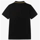 Поло для мальчика EA7 Emporio Armani 152 см 8NBF51 чорно-жовте - изображение 3