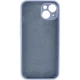 Чохол Silicone Premium case з захистом камери для iPhone 13 Full Camera Protective lavender grey 9704 - изображение 2