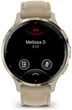 Смарт-годинник GARMIN Venu 3S Soft Gold S. Steel Bezel w. French Gray Case and Leather Band (010-02785-55) - зображення 3
