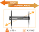 Настенное крепление для телевизора Brateck KL38-69F 43" - 100" - изображение 2