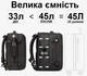 Рюкзак BANGE BG1909d чорний 52x32x20(32)см - зображення 3
