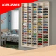 Дерев'яна полиця-органайзер Kruzzel для іграшкових машинок Hot Wheels, фігурок і колекцій на 90 комірок 78.5 x 50 см (21997) - зображення 2