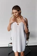 Вязаная туника Тренд ART KNIT белая, S-M 044566 - изображение 5