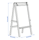 Мольберт детский, доска для рисования IKEA MALA 304.889.66 - изображение 7