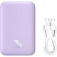 Зовнішній акумулятор Baseus Magnetic Mini Air 6000mAh 20W MagSafe Li-pol Purple (P10059002513-00) - зображення 8